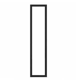 Saintes - Made to Measure - Open Frame Full Doors Supermatt Graphite