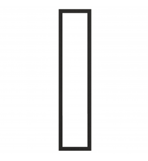 Saintes - Made to Measure - Open Frame Full Doors Supermatt Graphite
