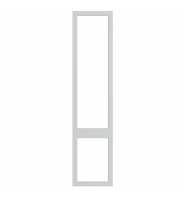 Saintes - Made to Measure - Open Frame Top and Bottom Doors Supermatt Dove Grey