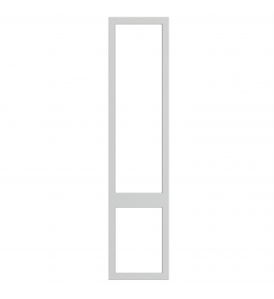 Saintes - Made to Measure - Open Frame Top and Bottom Doors Supermatt Dove Grey