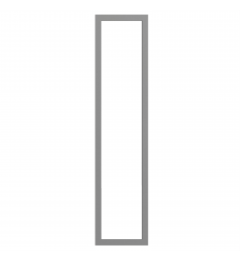 Saintes - Made to Measure - Open Frame Full Doors Supermatt Dust Grey