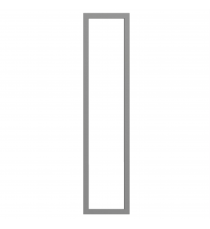 Saintes - Made to Measure - Open Frame Full Doors Supermatt Dust Grey