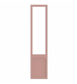 Saintes - Made to Measure - Open Frame Top Doors Matt Blush Pink