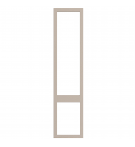 Saintes - Made to Measure - Open Frame Top and Bottom Doors Supermatt Cashmere