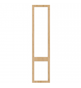 Saintes - Made to Measure - Open Frame Top and Bottom Doors Lissa Oak