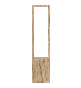 Saintes - Made to Measure - Open Frame Top Doors Halifax Natural Oak