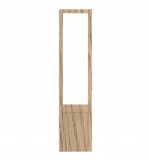 Saintes - Made to Measure - Open Frame Top Doors Halifax Natural Oak