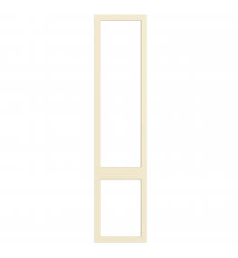 Saintes - Made to Measure - Open Frame Top and Bottom Doors Ivory
