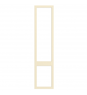 Saintes - Made to Measure - Open Frame Top and Bottom Doors Ivory
