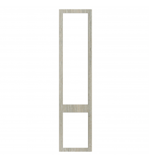 Saintes - Made to Measure - Open Frame Top and Bottom Doors Urban Oak