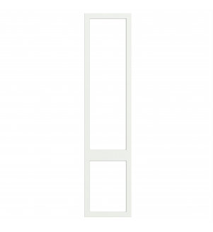 Saintes - Made to Measure - Open Frame Top and Bottom Doors Satin White