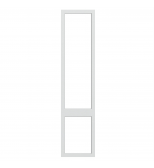 Saintes - Made to Measure - Open Frame Top and Bottom Doors Porcelain White
