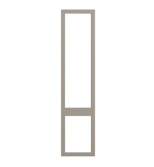 Saintes - Made to Measure - Open Frame Top and Bottom Doors Matt Stone Grey