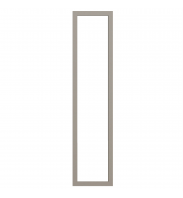 Saintes - Made to Measure - Open Frame Full Doors Matt Stone Grey