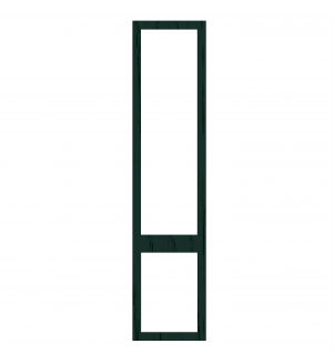 Saintes - Made to Measure - Open Frame Top and Bottom Doors Paint Flow Matt Fir Green