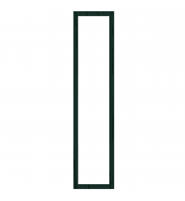 Saintes - Made to Measure - Open Frame Full Doors Paint Flow Matt Fir Green
