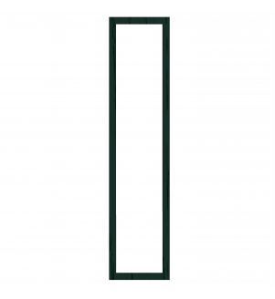 Saintes - Made to Measure - Open Frame Full Doors Paint Flow Matt Fir Green