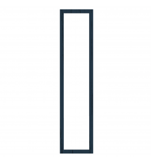 Saintes - Made to Measure - Open Frame Full Doors Paint Flow Matt Indigo Blue
