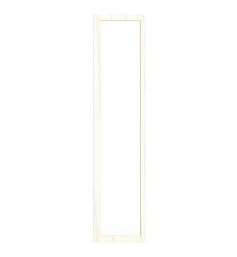 Saintes - Made to Measure - Open Frame Full Doors Paint Flow Matt White