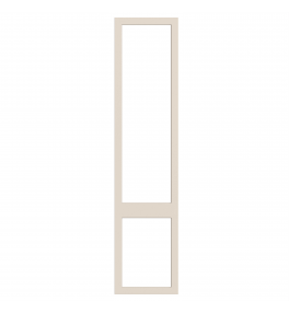 Saintes - Made to Measure - Open Frame Top and Bottom Doors Supermatt Taupe Grey