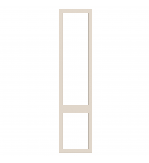 Saintes - Made to Measure - Open Frame Top and Bottom Doors Supermatt Taupe Grey