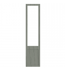 Saintes - Made to Measure - Open Frame Top Doors Paint Flow Matt Sage Green