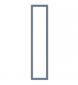 Saintes - Made to Measure - Open Frame Full Doors Smoke Green
