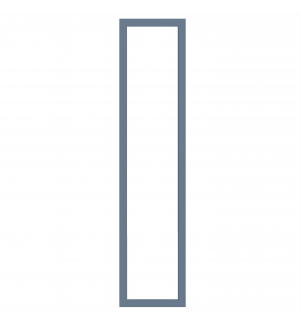 Saintes - Made to Measure - Open Frame Full Doors Smoke Green
