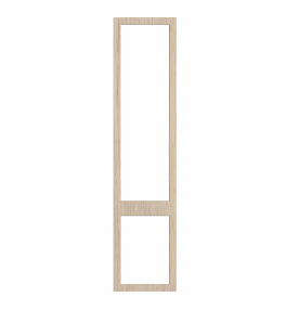 Saintes - Made to Measure - Open Frame Top and Bottom Doors Cremona Oak Cannollo