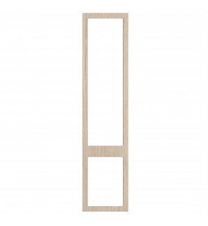 Saintes - Made to Measure - Open Frame Top and Bottom Doors Cremona Oak Cannollo