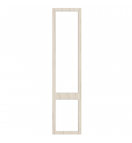 Saintes - Made to Measure - Open Frame Top and Bottom Doors Matt Pebble