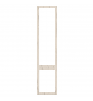 Saintes - Made to Measure - Open Frame Top and Bottom Doors Matt Pebble