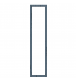 Saintes - Made to Measure - Open Frame Full Doors Supermatt Alabaster