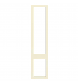 Bordeaux - Made to Measure - Open Frame Top and Bottom Doors Supermatt Alabaster