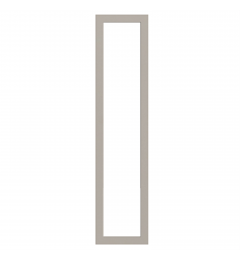 Bordeaux - Made to Measure - Open Frame Full Doors Matt Pebble