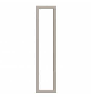 Bordeaux - Made to Measure - Open Frame Full Doors Matt Pebble