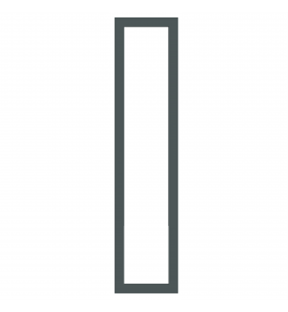 Bordeaux - Made to Measure - Open Frame Full Doors Matt Kombu Green