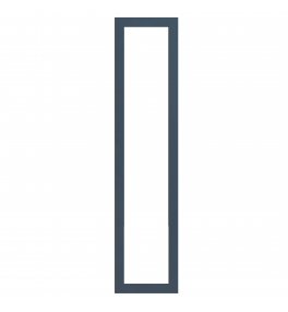 Bordeaux - Made to Measure - Open Frame Full Doors Supermatt Indigo Blue
