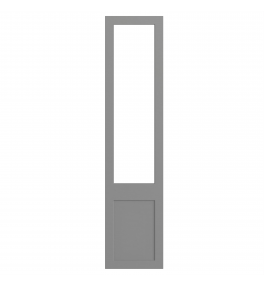 Bordeaux - Made to Measure - Open Frame Top Doors Supermatt Dust Grey