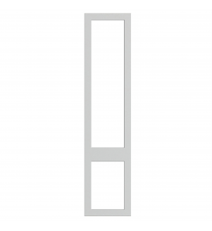 Bordeaux - Made to Measure - Open Frame Top and Bottom Doors Supermatt Dove Grey