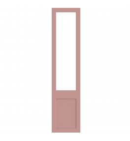 Bordeaux - Made to Measure - Open Frame Top Doors Matt Blush Pink