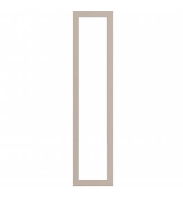 Bordeaux - Made to Measure - Open Frame Full Doors Supermatt Cashmere