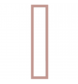 Bordeaux - Made to Measure - Open Frame Full Doors Matt Blush Pink