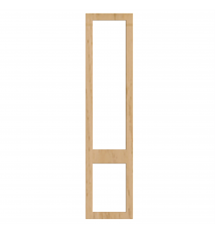 Bordeaux - Made to Measure - Open Frame Top and Bottom Doors Lissa Oak