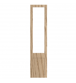 Bordeaux - Made to Measure - Open Frame Top Doors Halifax Natural Oak