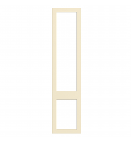 Bordeaux - Made to Measure - Open Frame Top and Bottom Doors Ivory