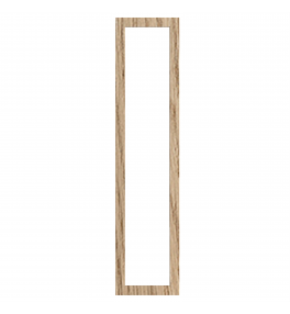 Bordeaux - Made to Measure - Open Frame Full Doors Halifax Natural Oak