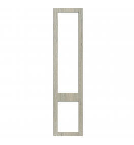 Bordeaux - Made to Measure - Open Frame Top and Bottom Doors Urban Oak