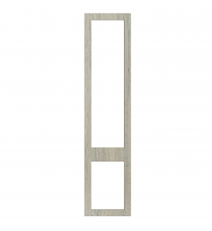 Bordeaux - Made to Measure - Open Frame Top and Bottom Doors Urban Oak