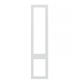 Bordeaux - Made to Measure - Open Frame Top and Bottom Doors Porcelain White
